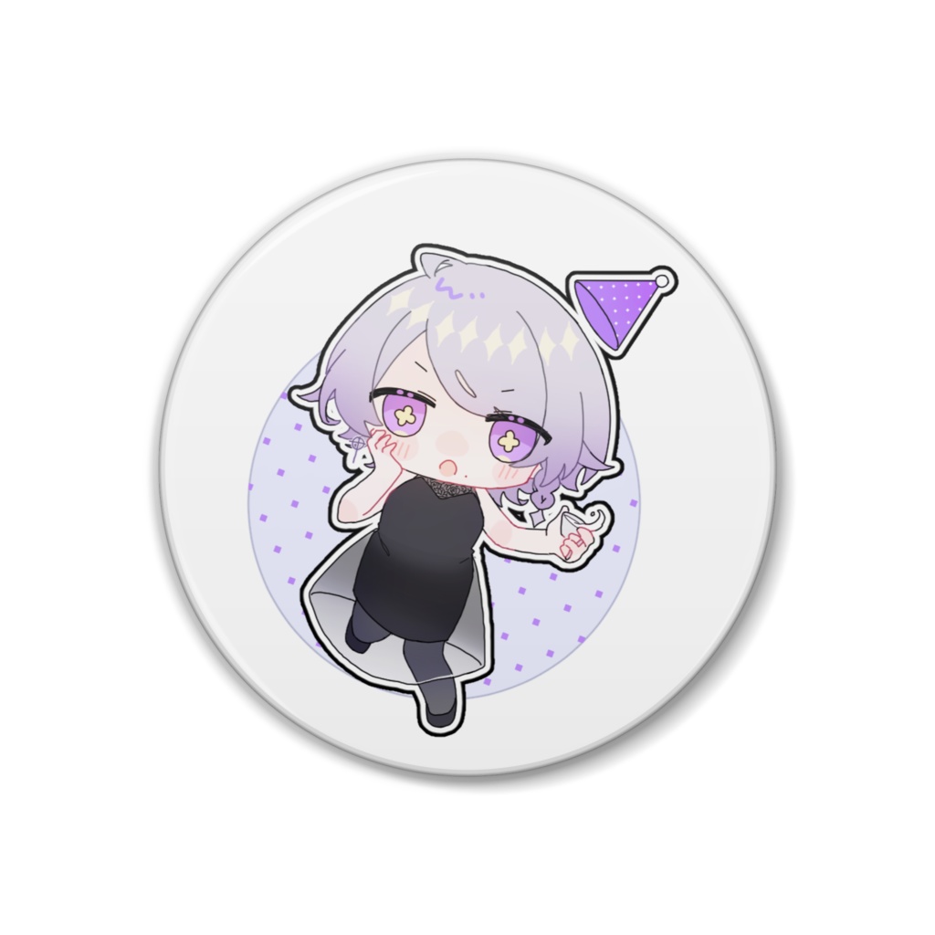 缶バッジ(38mm)【V1周年記念イラスト】
