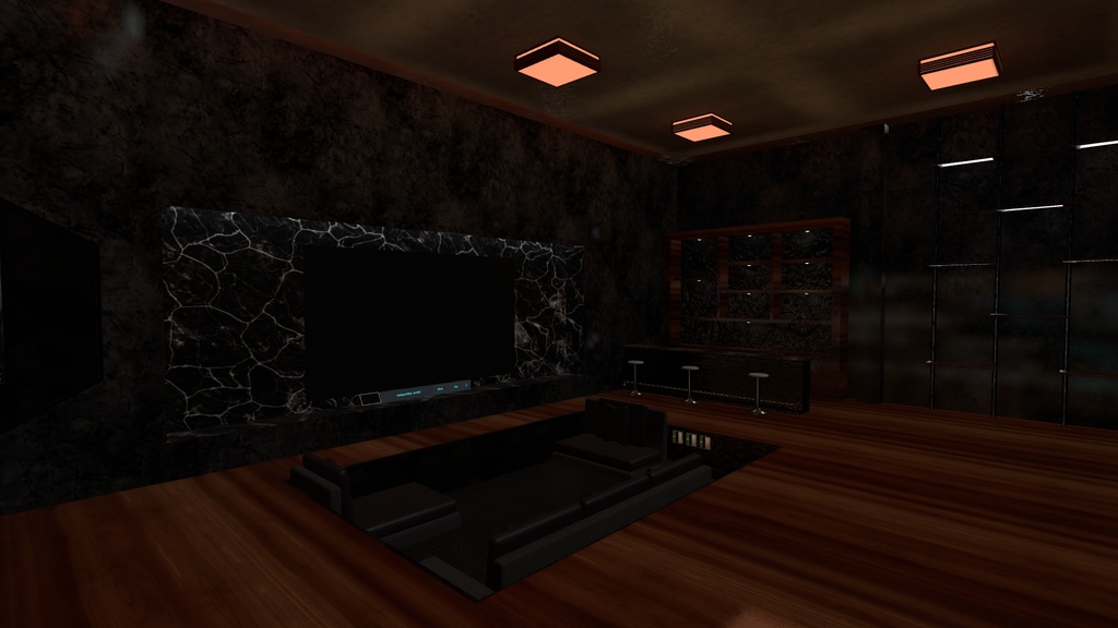 VRChat想定 モダンハウスキットVer1.2【サポート終了】