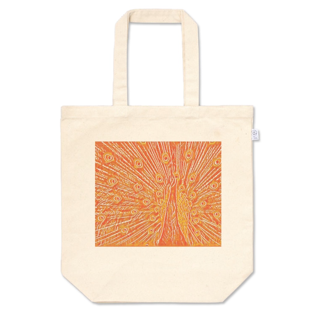 モザイククジャクのトートバッグ