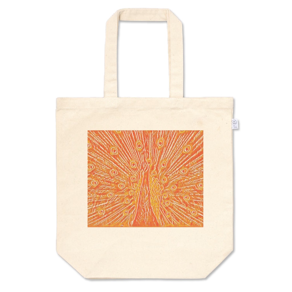 モザイククジャクのトートバッグ