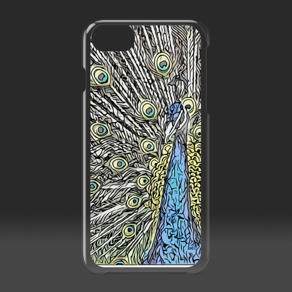 モザイククジャクのiPhoneケース