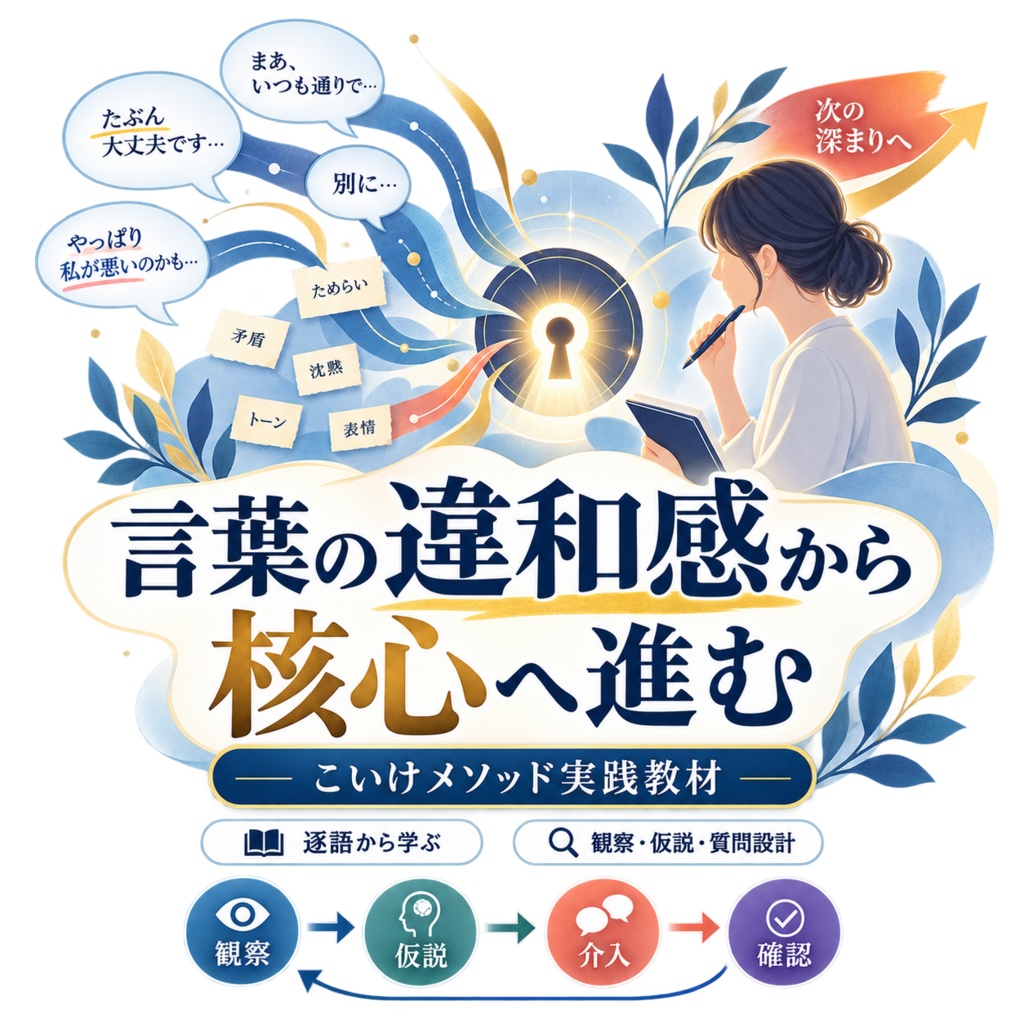 言葉の違和感から 核心へ