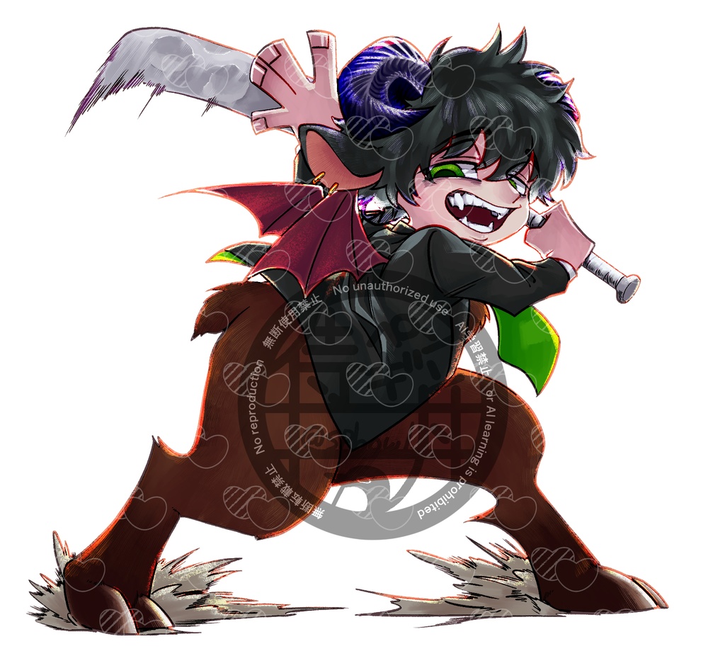 堕天使兎・悪魔亀のアクリルスタンド