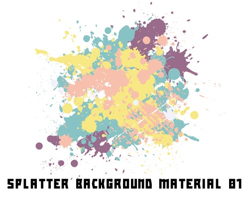 スプラッタ素材高解像度01