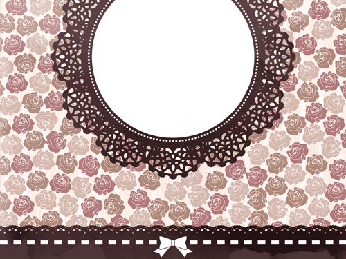バラとレースの背景素材高解像度02