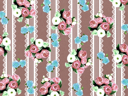 バラとレースの背景素材高解像度03