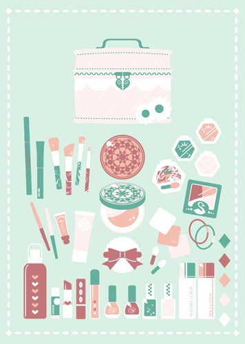 コスメの背景素材高解像度