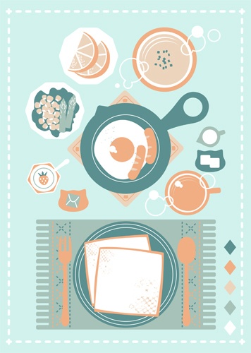 朝ごパンの背景素材高解像度