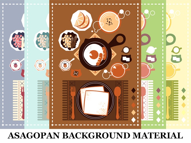 朝ごパンの背景素材高解像度