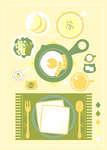 朝ごパンの背景素材高解像度