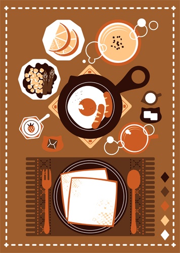 朝ごパンの背景素材高解像度