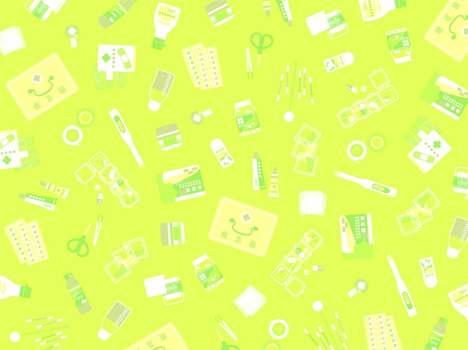 薬箱のパターン素材高解像度