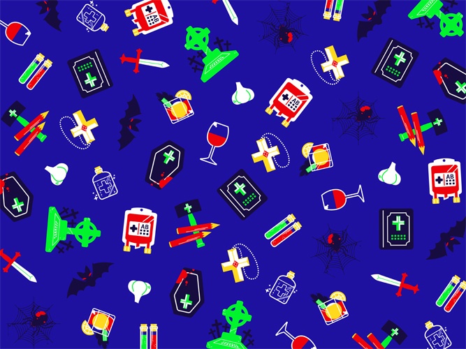 吸血鬼のパターン素材高解像度