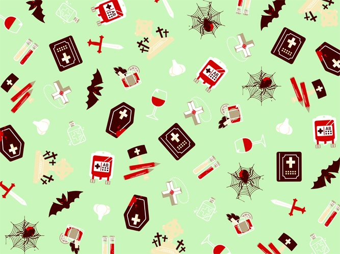 吸血鬼のパターン素材高解像度