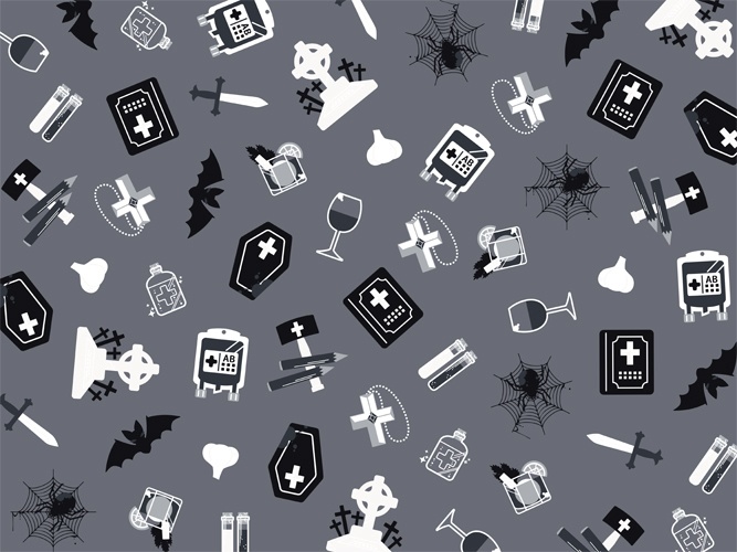 吸血鬼のパターン素材高解像度