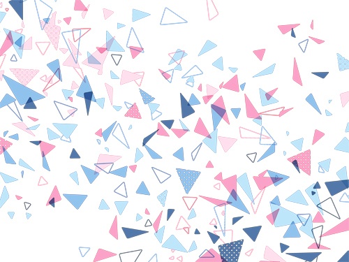 ちまい三角形がわらわらしてる背景高解像度透過PNG