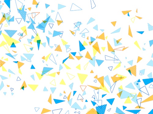 ちまい三角形がわらわらしてる背景高解像度透過PNG