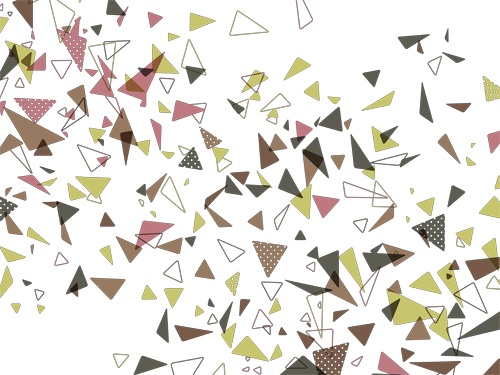 ちまい三角形がわらわらしてる背景高解像度透過PNG