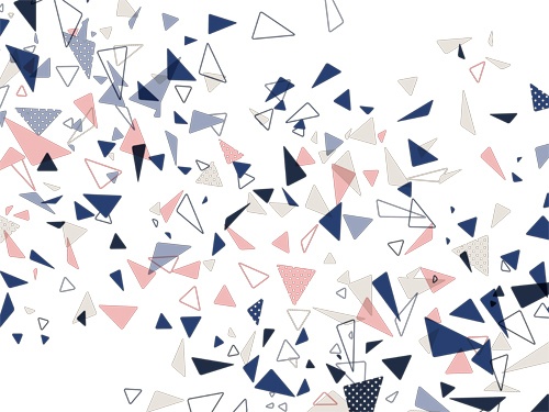 ちまい三角形がわらわらしてる背景高解像度透過PNG