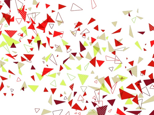 ちまい三角形がわらわらしてる背景高解像度透過PNG