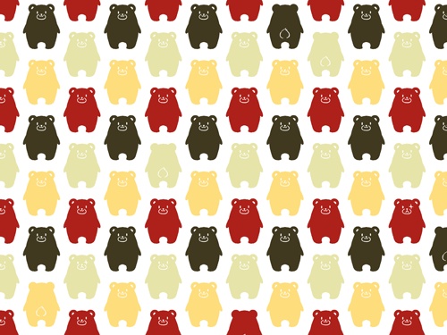 くまくま素材高解像度01