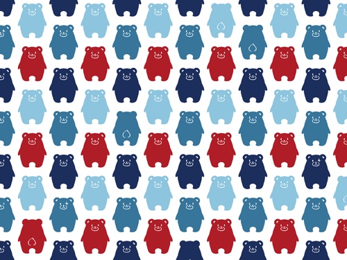 くまくま素材高解像度01