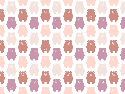 くまくま素材高解像度01