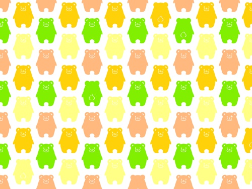 くまくま素材高解像度01