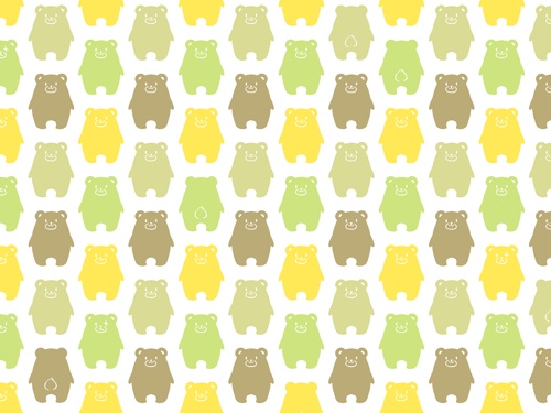 くまくま素材高解像度01