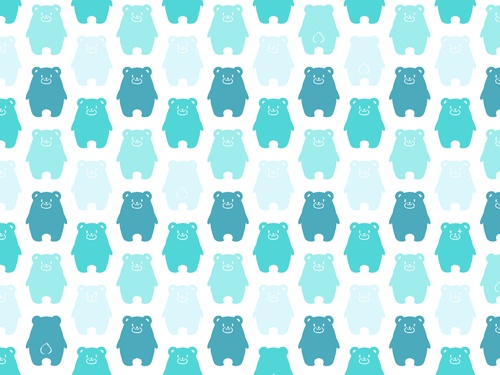 くまくま素材高解像度01