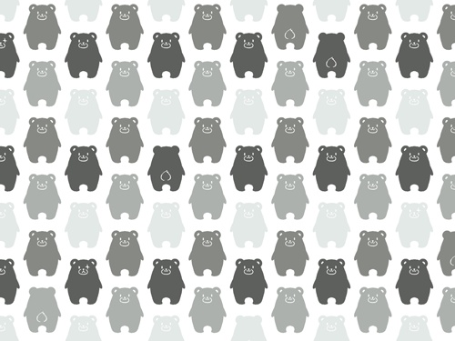 くまくま素材高解像度01