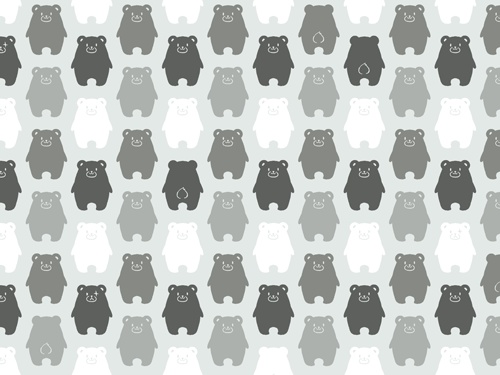 くまくま素材高解像度01