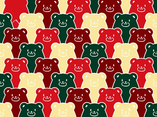 くまくま素材高解像度02