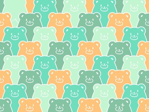 くまくま素材高解像度02