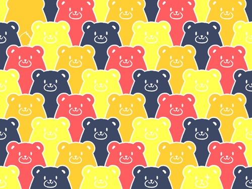 くまくま素材高解像度02