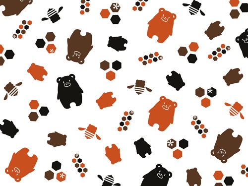 くまくま素材高解像度03