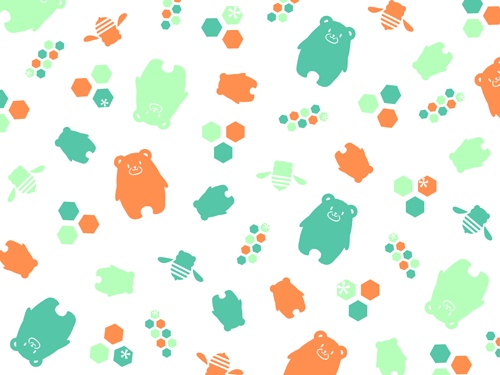 くまくま素材高解像度03