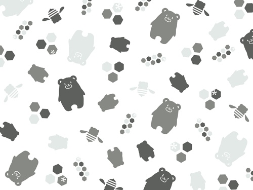 くまくま素材高解像度03