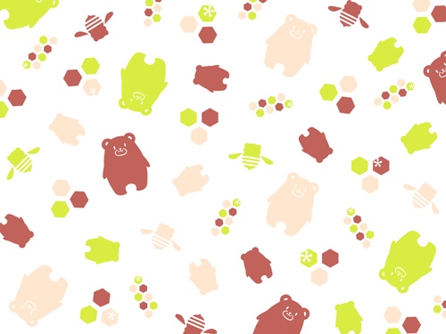 くまくま素材高解像度03