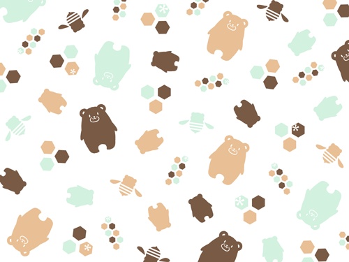 くまくま素材高解像度03