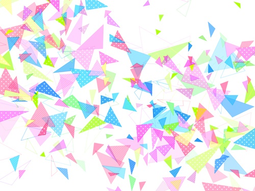 ちまい三角形がしゃかしゃかしてる背景素材高解像度