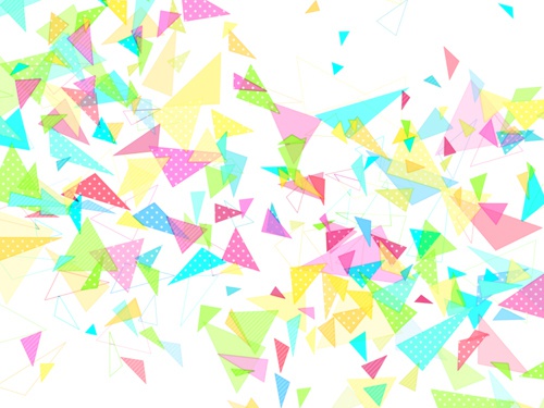 ちまい三角形がしゃかしゃかしてる背景素材高解像度