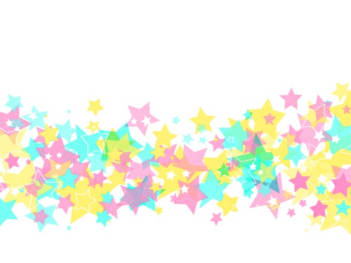 星と花の背景素材高解像度