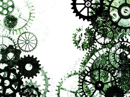 歯車と鋏の背景素材高解像度