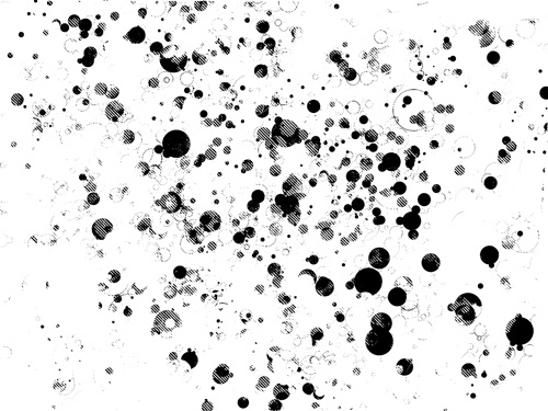 しゅわしゅわした丸だらけの背景素材高解像度