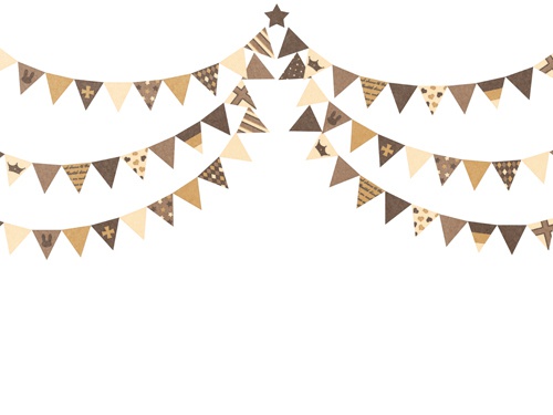 チョコレートカラーフラッグ背景素材高解像度