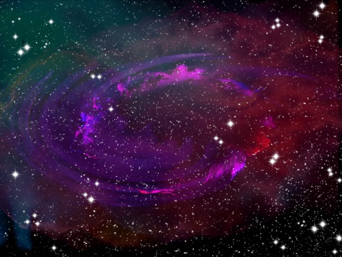 宇宙と銀河の背景素材高解像度02