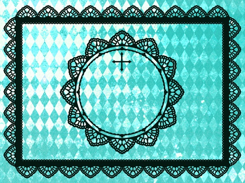 アーガイル&サークルレース背景素材高解像度