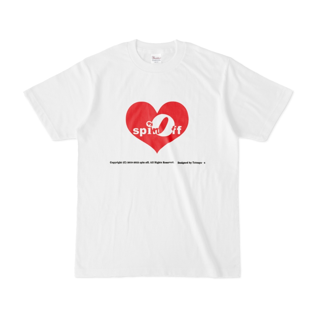 spinoffハート レディースTシャツ