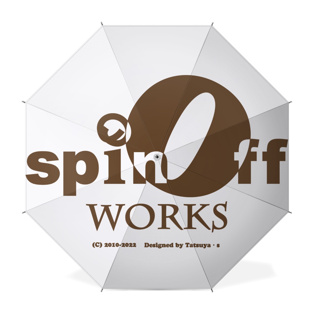 spinoff WORKS ブラウン 長傘